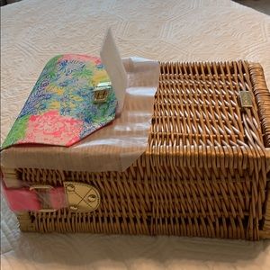Lily Pulitzer wine tote